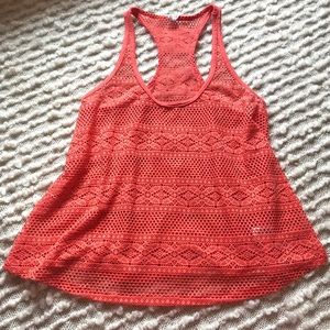 Aeropostale Cutout Design Racerback Tank Top - M